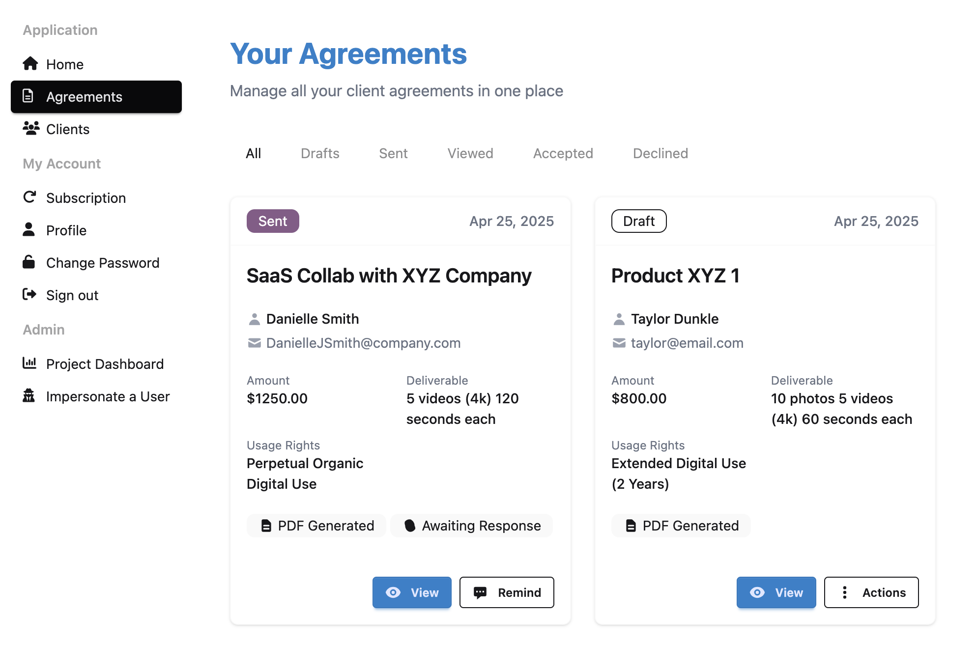CollabGen Interface